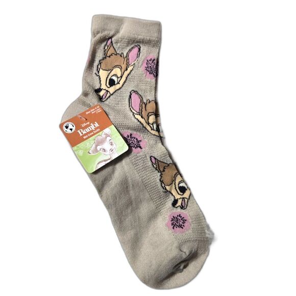 Disney Bambi Women's Mid-Crew Socks, 2-Pack - Picture 2 of 4